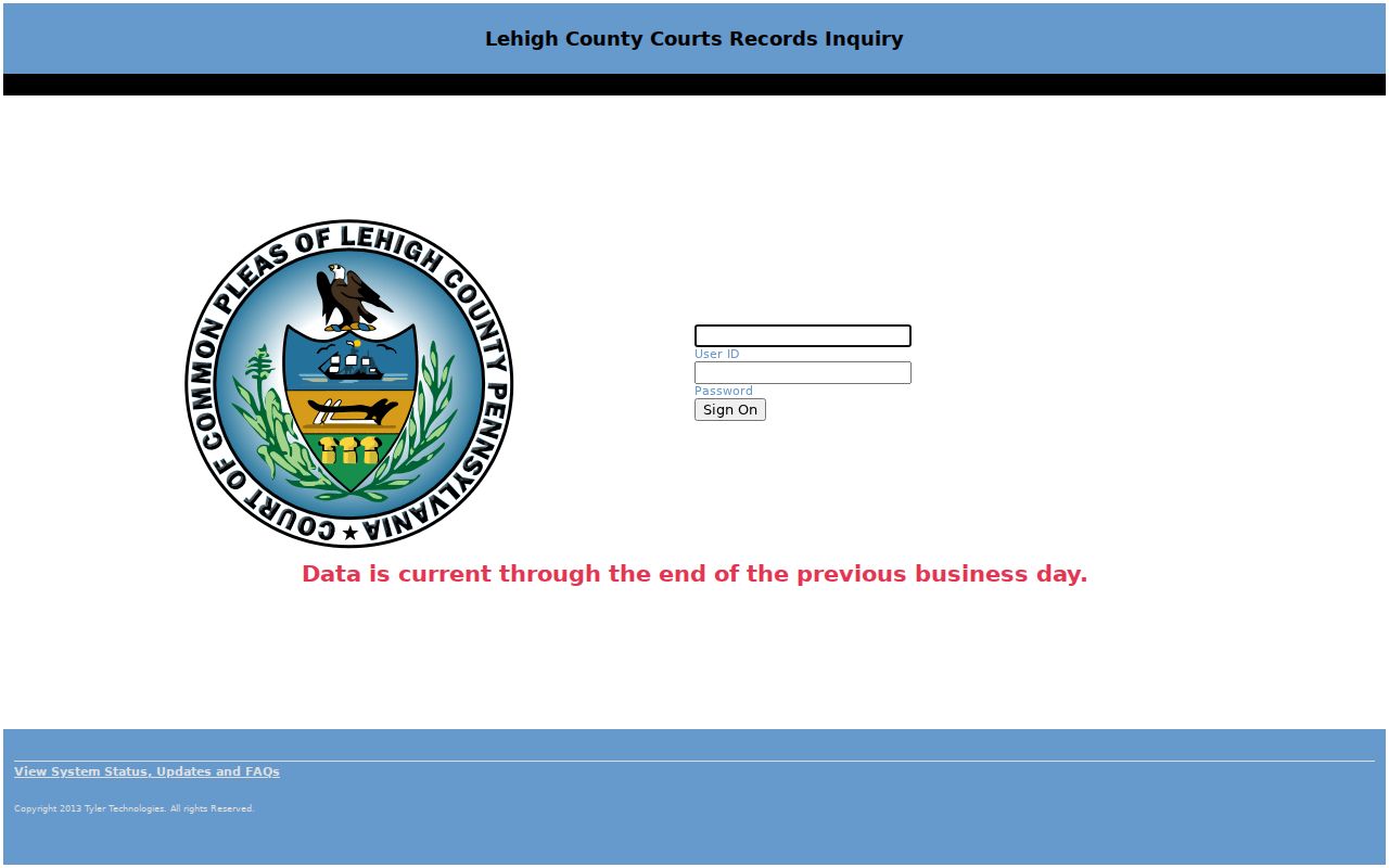 Lower Macungie Township resident lookup through Lehigh County Odyssey Public Access